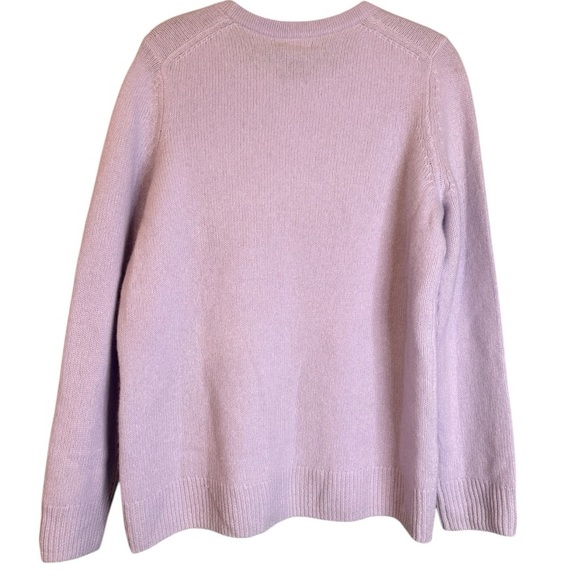 C by Booomingdale’s 2-Ply Cashmere Crewneck Sweater in Serenity Blue Size Large - Picture 7 of 11